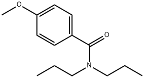 4-Methoxy-N,N-di-n-propylbenzamide, 97% Structure