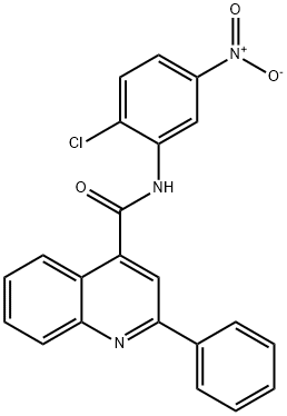 N-(2-chloro-5-nitrophenyl)-2-phenylquinoline-4-carboxamide Structure