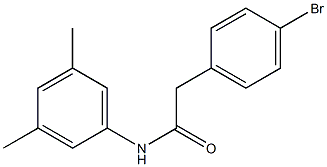 2-(4-bromophenyl)-N-(3,5-dimethylphenyl)acetamide Structure