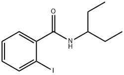 2-iodo-N-(pentan-3-yl)benzamide Structure