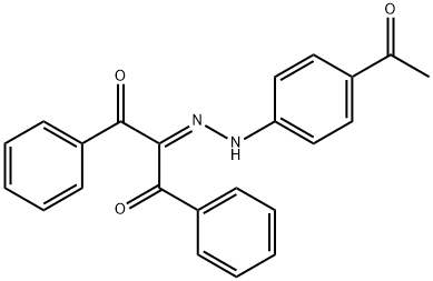 2-[(4-acetylphenyl)hydrazono]-1,3-diphenyl-1,3-propanedione Structure