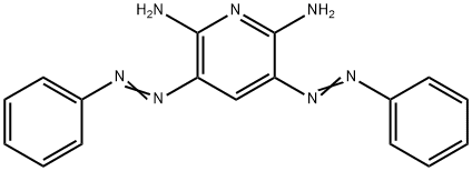 3,5-Bisphenylazo-2,6-diaminopyridine Structure