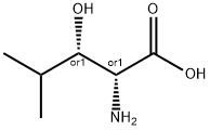 (2R,3S)-2-amino-3-hydroxy-4-methylpentanoic acid 구조식 이미지