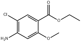 4-Amino-5-chloro-2-methoxy-benzoic acid ethyl ester Structure