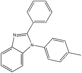 1H-Benzimidazole, 1-(4-methylphenyl)-2-phenyl- Structure