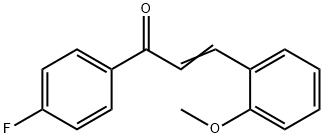(2E)-1-(4-fluorophenyl)-3-(2-methoxyphenyl)prop-2-en-1-one 구조식 이미지