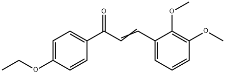 (2E)-3-(2,3-dimethoxyphenyl)-1-(4-ethoxyphenyl)prop-2-en-1-one Structure