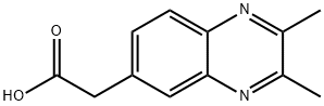 (2,3-Dimethyl-quinoxalin-6-yl)-acetic acid 구조식 이미지