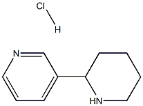 3-(Piperidin-2-yl)pyridine hydrochloride Structure