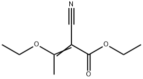 ethyl 2-cyano-3-ethoxycrotonate 구조식 이미지