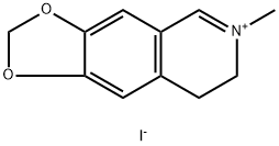 6-methyl-7,8-dihydro[1,3]dioxolo[4,5-g]isoquinolin-6-ium iodide Structure