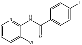 N-(3-chloropyridin-2-yl)-4-fluorobenzamide 구조식 이미지