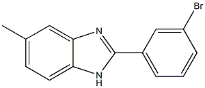 2-(3-Bromophenyl)-5-methylbenzimidazole, 95% Structure