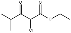 Pentanoic acid, 2-chloro-4-methyl-3-oxo-, ethyl ester 구조식 이미지