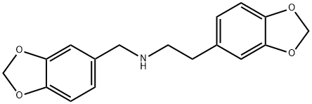 2-(1,3-benzodioxol-5-yl)-N-(1,3-benzodioxol-5-ylmethyl)ethanamine Structure