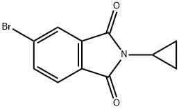 5-bromo-2-cyclopropylisoindole-1,3-dione Structure