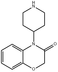 4-(piperidin-4-yl)-2H-benzo[b][1,4]oxazin-3(4H)-one hydrochloride 구조식 이미지