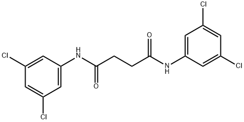 N,N'-bis(3,5-dichlorophenyl)succinamide Structure