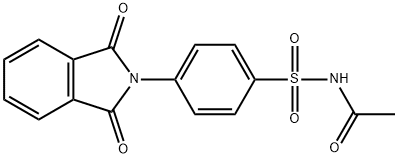 N-{[4-(1,3-dioxo-1,3-dihydro-2H-isoindol-2-yl)phenyl]sulfonyl}acetamide Structure