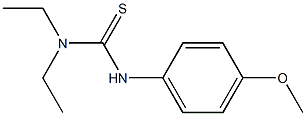 1,1-diethyl-3-(4-methoxyphenyl)thiourea Structure