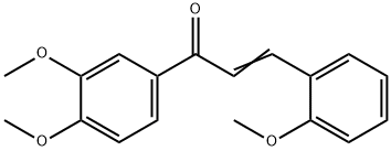 (2E)-1-(3,4-dimethoxyphenyl)-3-(2-methoxyphenyl)prop-2-en-1-one Structure