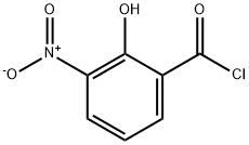 Benzoyl chloride, 2-hydroxy-3-nitro- Structure