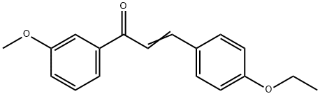 (2E)-3-(4-ethoxyphenyl)-1-(3-methoxyphenyl)prop-2-en-1-one 구조식 이미지