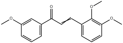 (2E)-3-(2,3-dimethoxyphenyl)-1-(3-methoxyphenyl)prop-2-en-1-one 구조식 이미지