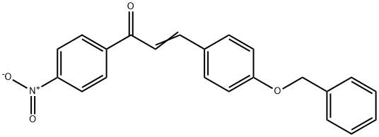 (2E)-3-[4-(benzyloxy)phenyl]-1-(4-nitrophenyl)prop-2-en-1-one Structure