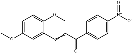 (2E)-3-(2,5-dimethoxyphenyl)-1-(4-nitrophenyl)prop-2-en-1-one Structure