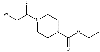 ethyl 4-(2-aminoacetyl)piperazine-1-carboxylate Structure