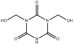 1,3,5-Triazine-2,4,6(1H,3H,5H)-trione, 1,3-bis(hydroxymethyl)- Structure