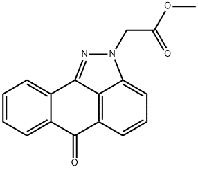 methyl 2-(6-oxodibenzo[cd,g]indazol-2(6H)-yl)acetate 구조식 이미지