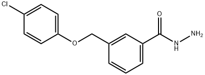 3-[(4-chlorophenoxy)methyl]benzohydrazide 구조식 이미지