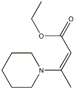 ethyl 3-(1-piperidyl)but-2-enoate 구조식 이미지