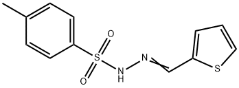 Benzenesulfonic acid,4-methyl-, 2-(2-thienylmethylene)hydrazide 구조식 이미지