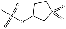 1,1-dioxidotetrahydro-3-thienyl methanesulfonate Structure