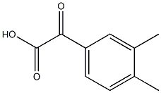 (3,4-Dimethylphenyl)glyoxylic acid Structure