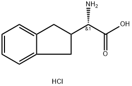 S-(2-Indanyl)glycine hydrochloride Structure