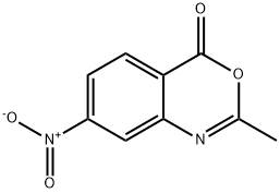 4H-3,1-Benzoxazin-4-one, 2-methyl-7-nitro- 구조식 이미지