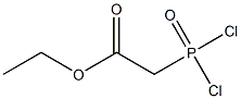 Acetic acid, (dichlorophosphinyl)-, ethyl ester Structure