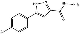 3-(4-chlorophenyl)-1H-pyrazole-5-carbohydrazide Structure