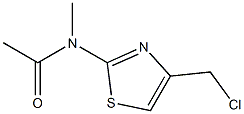 N-(4-(chloromethyl)thiazol-2-yl)-N-methylacetamide Structure