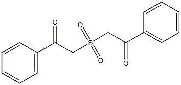 Ethanone, 2,2'-sulfonylbis[1-phenyl- Structure