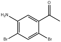 1-(5-Amino-2,4-dibromo-phenyl)-ethanone Structure