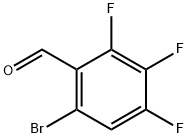 6-Bromo-2,3,4-trifluorobenzaldehyde 구조식 이미지