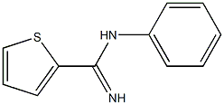 2-Thiophenecarboximidamide, N-phenyl- Structure