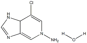 1H-Imidazo[4,5-c]pyridine-5-amine, 7-chloro-, monohydrate 구조식 이미지