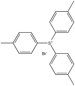 Sulfonium, tris(4-methylphenyl)-, bromide Structure