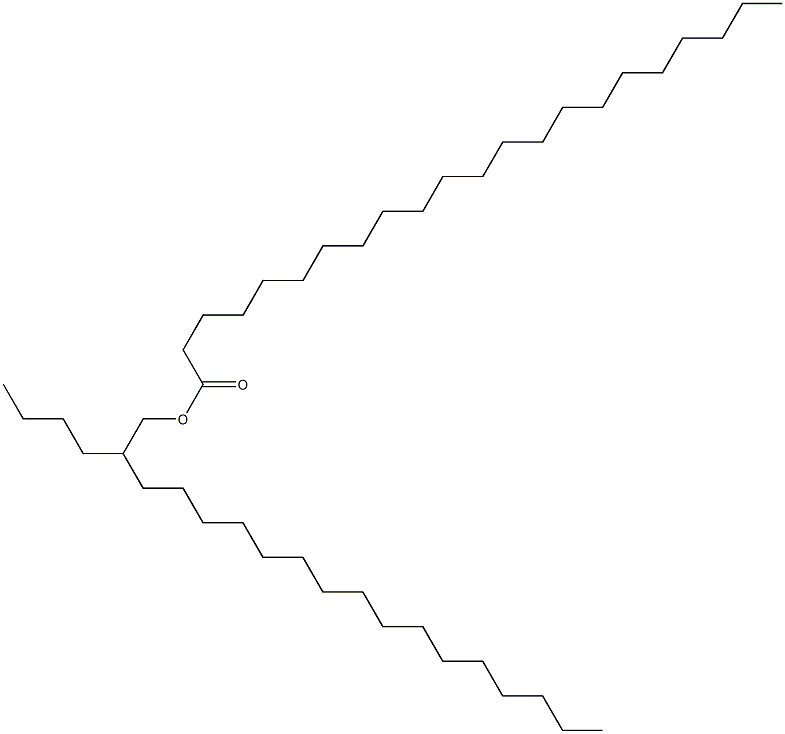 Docosanoic acid, 2-butyloctadecyl ester Structure